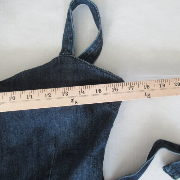 Anthropologie Paige Denim Jumpsuit Size S, Blue, pockets, Adj. Straps - Picture 7 of 14